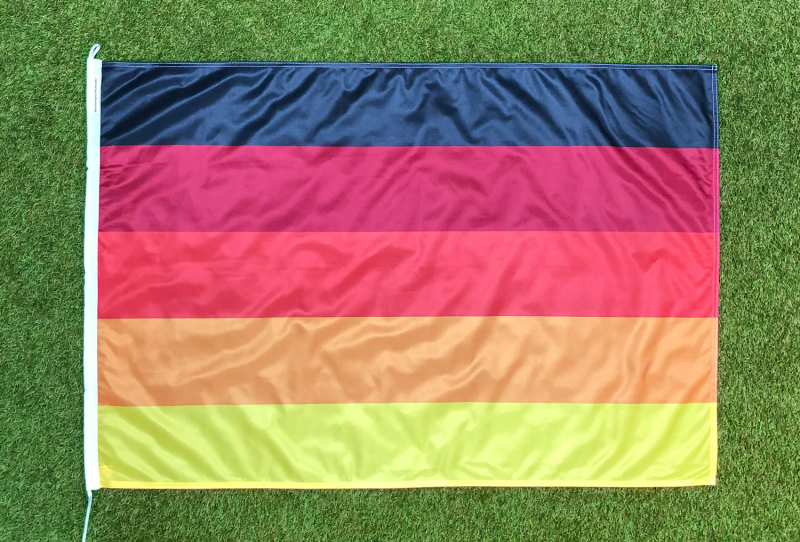 Deutschland Multicolor Flagge